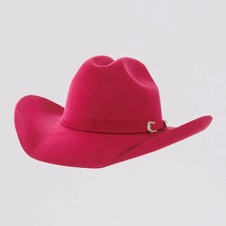 Cattleman Felt Hat-Hot Pink