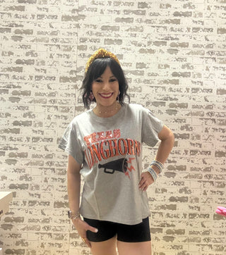 Queen of Sparkles • QOS • Licensed Texas Megaphone And Icons Tee