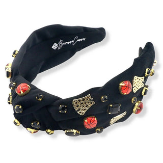 Fan Gear Basketball Headband in Black - Boutique Bella BellaHeadband