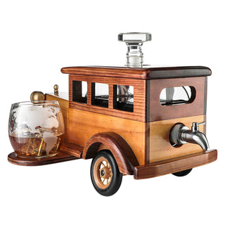 Vintage Car Whiskey Decanter Premium Barware Gift Elegant Drinkware Collection