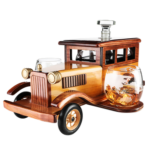 Vintage Car Whiskey Decanter Premium Barware Gift Elegant Drinkware Collection