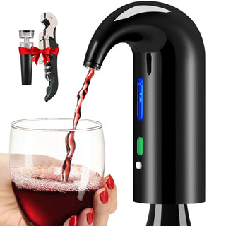 Electric Wine Aerator Dispenser Portable Premium Wine Accessory For Red White Wines Touch Activated