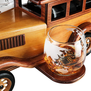 Vintage Car Whiskey Decanter Premium Barware Gift Elegant Drinkware Collection