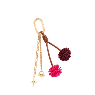 Pom Pom Bag Charm & Key Ring