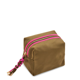 JET S BOXY ZIP POUCH-OLIVE