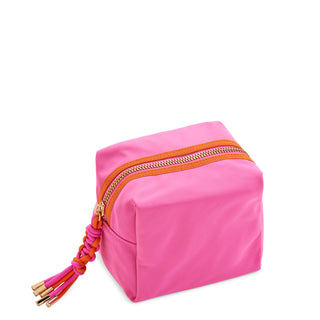 JET S BOXY ZIP POUCH-PINK
