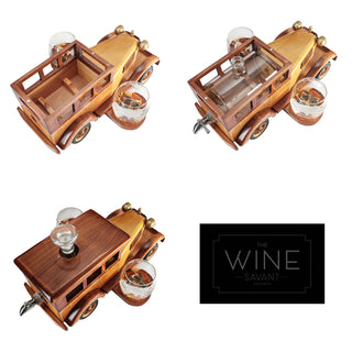 Vintage Car Whiskey Decanter Premium Barware Gift Elegant Drinkware Collection