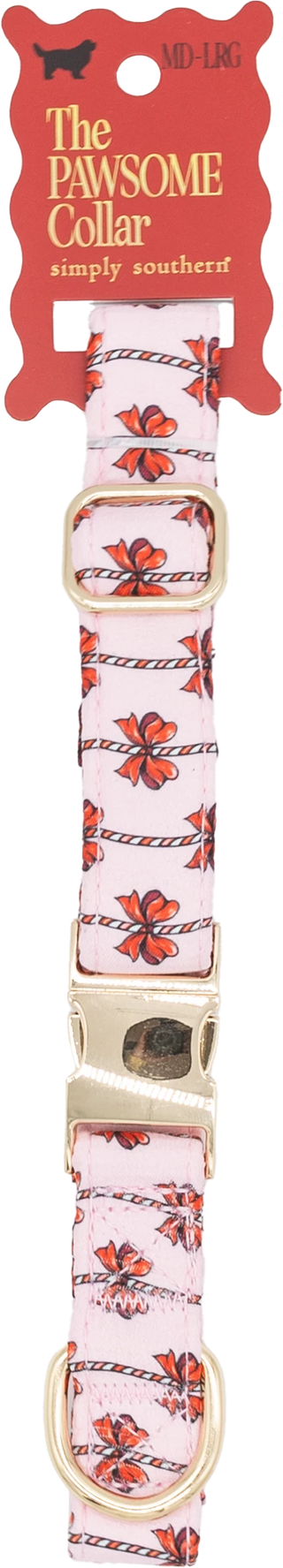 Holiday Pretty in Pink Pet Collar