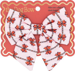 Holiday Pretty in Pink Pet Bow