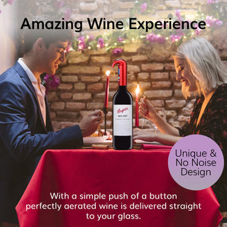 Electric Wine Aerator Dispenser Portable Premium Wine Accessory For Red White Wines Touch Activated