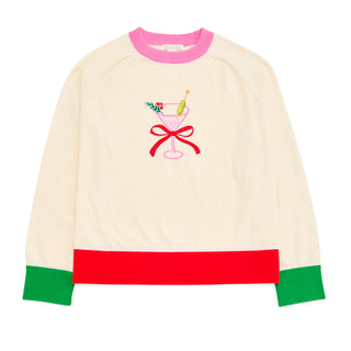 MARTINI LIGHTWEIGHT BOXY SWEATERS,IVORY