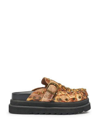 Azalea Wang Billie-Leopard Clogs