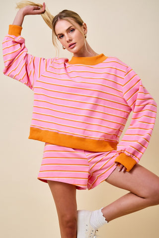 Sunset Crush Stripe Short