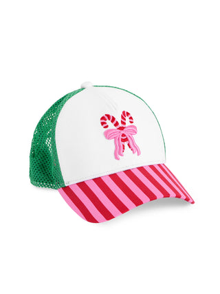 Candy Cane Trucker Hat