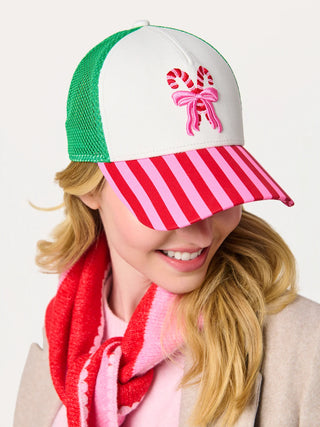 Candy Cane Trucker Hat