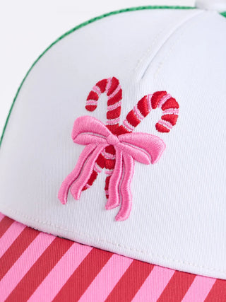 Candy Cane Trucker Hat