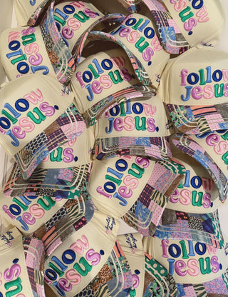 Colorful Follow Jesus Hat