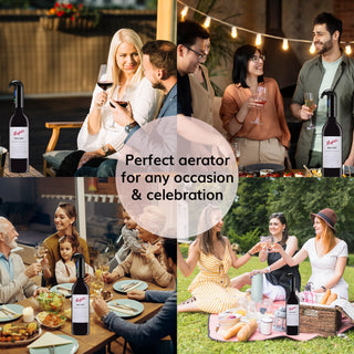 Electric Wine Aerator Dispenser Portable Premium Wine Accessory For Red White Wines Touch Activated