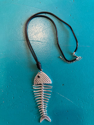 SiIver Fish Necklace