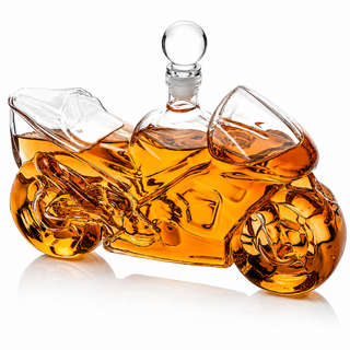 Motorbike Motorcycle Gift Decanter For Wine Whiskey 750ML By