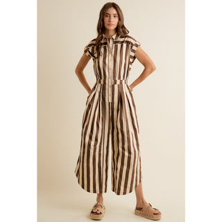 Striped Wide Leg Jumper