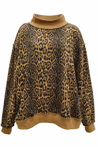 Wild Instinct Cheetah Mockneck