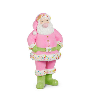 10" Bubblegum Blowin' Santa - Boutique Bella BellaSanta Figurine