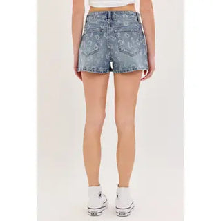 Cheetah Rhinestone Short