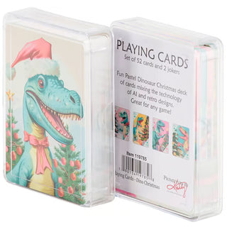 Christmas Dino Playing Cards