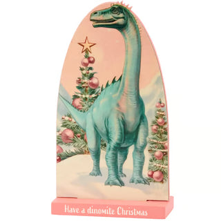 Dinomite Christmas Stand Up Sign