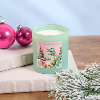 Dinomite Christmas Candle