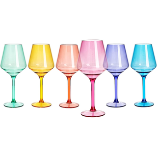 Floating Wine Glasses For Pool Set Of 2 15 Oz Shatterproof Poolside Wine Glasses Tritan Plastic Reus