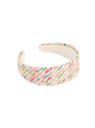 Wide Tweed Headband - Multi