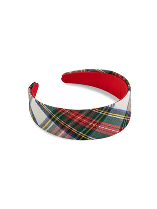 Plaid Wide Headband - Multi