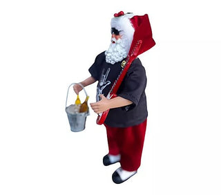 12" Rock On Claus - Boutique Bella BellaSanta Figurine