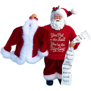 12″ The Suit Clause - Boutique Bella BellaSanta Figurine