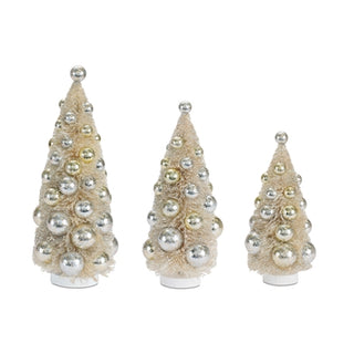 Mini Bottle Brush Tree Set