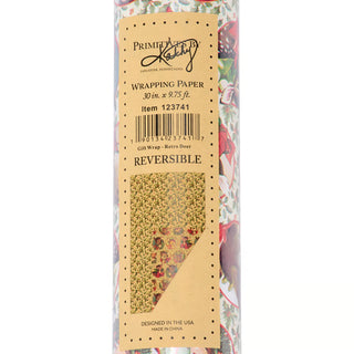 Retro Deer Gift Wrap