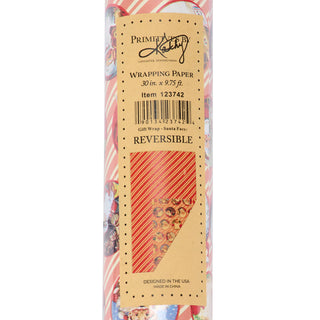 Santa Faces Gift Wrap