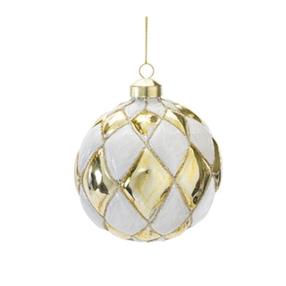 White & Gold Ornament