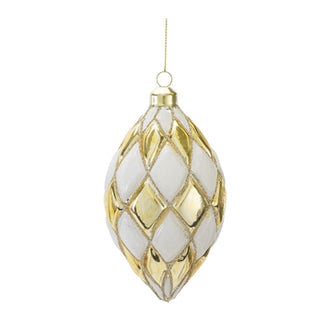 White & Gold Ornament