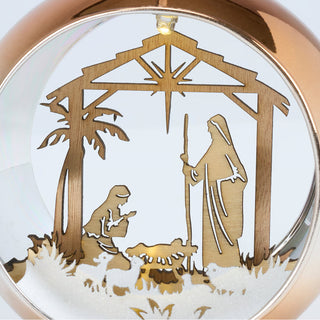 Lighted Nativity Ornament