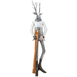 Lady Reindeer Skier