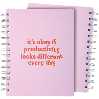 Productivity Looks Different Spiral Notebook