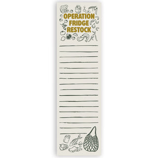 Operation Fridge Restock List Pad