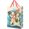Retro Snowman Large Gift Bag