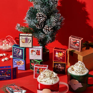 Kiri Sons 12 Days Of Christmas Hot Chocolate Gift Set Gourmet Cocoa Large Gift Set Delicious Holiday