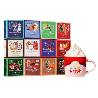 Kiri Sons 12 Days Of Christmas Hot Chocolate Gift Set Gourmet Cocoa Large Gift Set Delicious Holiday