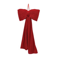 Bow Ornament 35”H Fabric