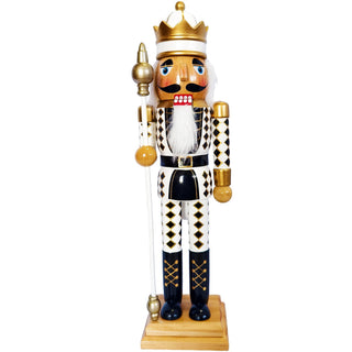 14″ Harlequin King Nutcracker - Boutique Bella Bellanutcracker